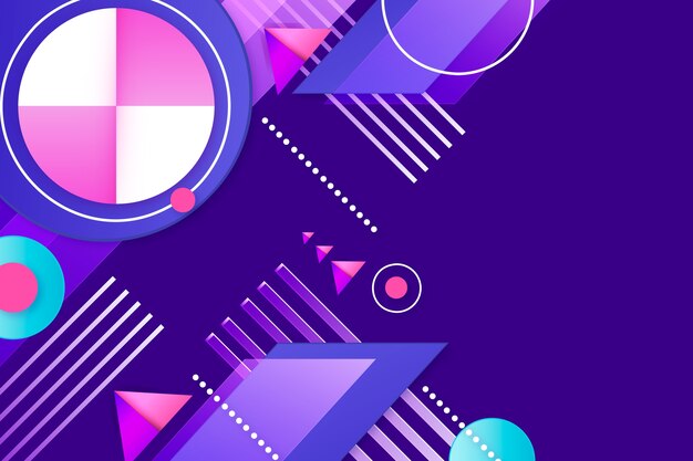 Fondo geométrico degradado