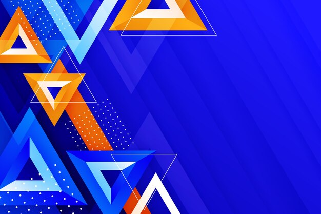 Fondo geométrico degradado