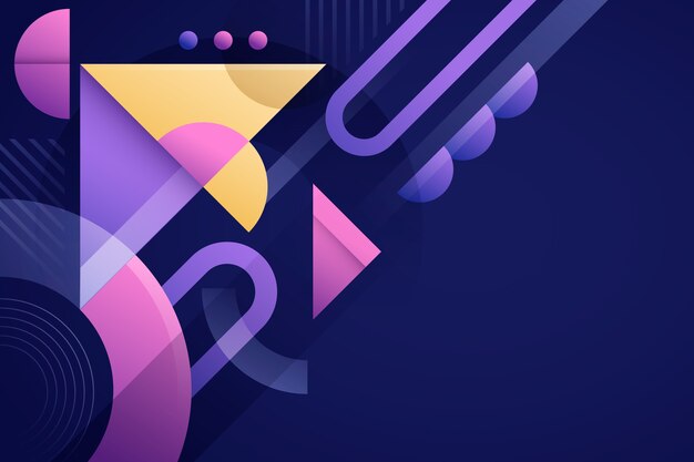 Fondo geométrico degradado