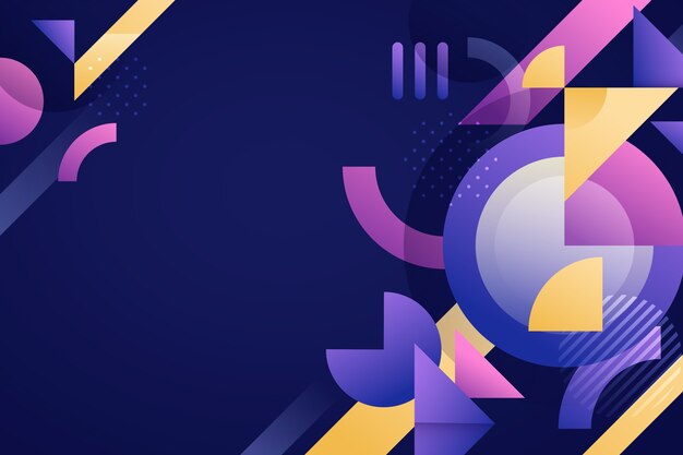 Fondo geométrico degradado