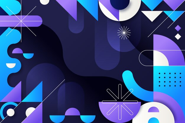 Fondo geométrico degradado