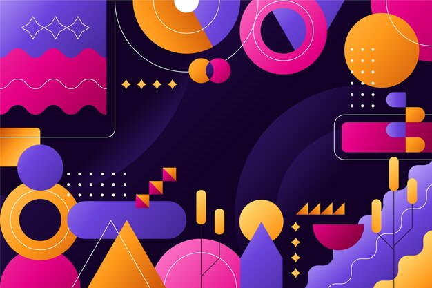 Fondo geométrico degradado
