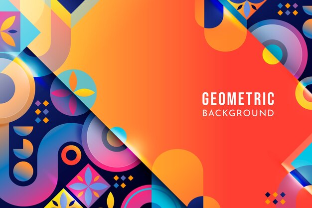 Fondo geométrico degradado