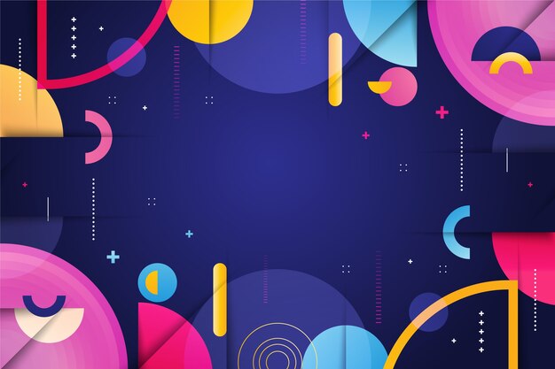 Fondo geométrico degradado