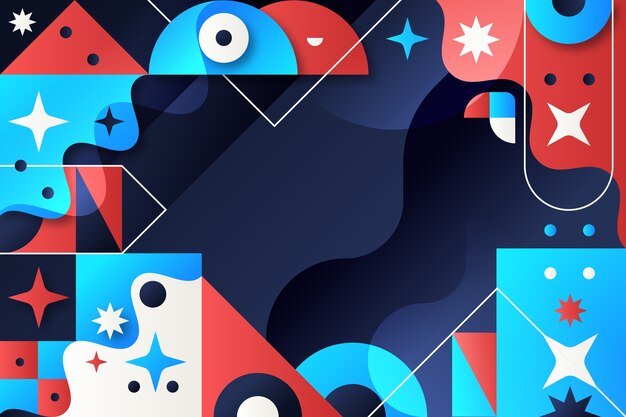 Fondo geométrico degradado