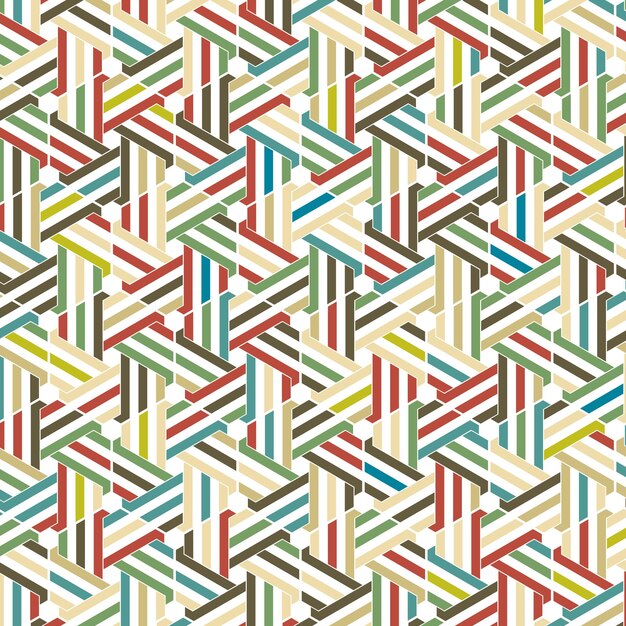 Fondo geométrico con diseño de patrón retro