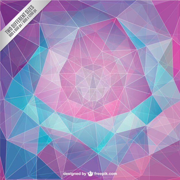 Vector gratuito fondo geométrico en estilo abstracto