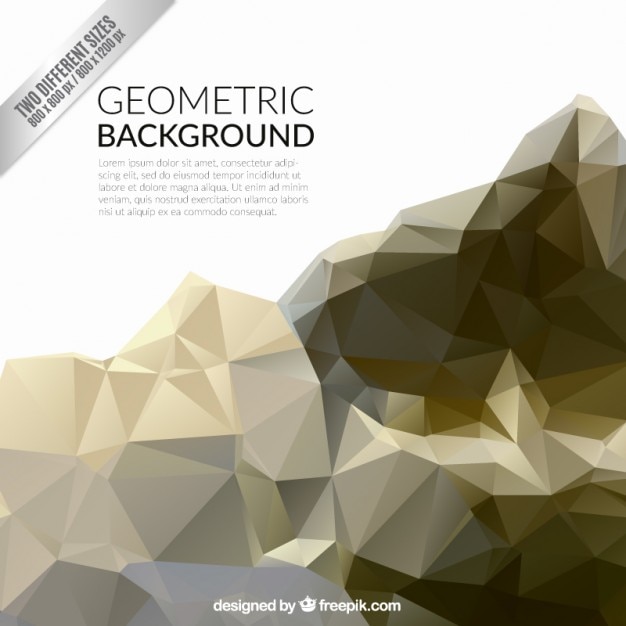 Fondo geométrico en estilo abstracto