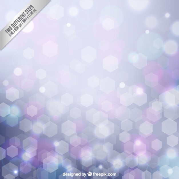 Fondo geométrico en estilo bokeh