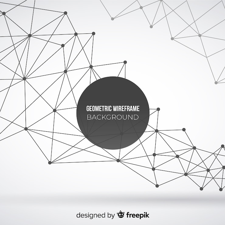 Vector gratuito fondo geométrico de estructura metálica