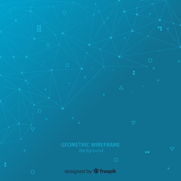 Fondo geométrico de estructura metálica
