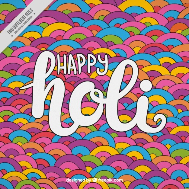 Vector gratuito fondo geométrico para el festival de holi