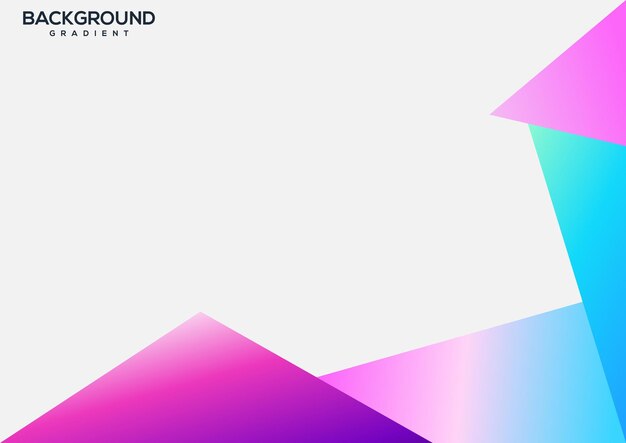 Fondo geométrico con forma colorida