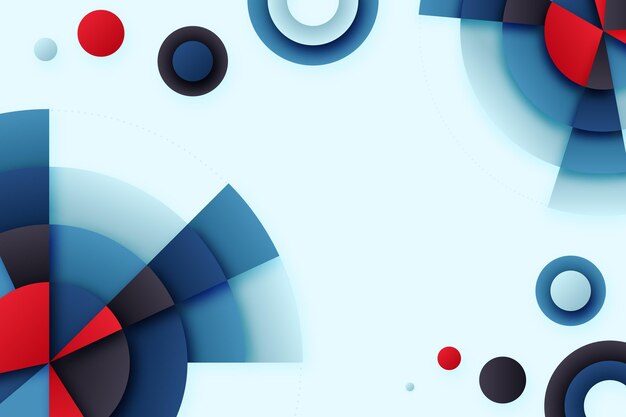 Fondo geométrico de gradiente