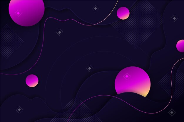 Fondo geométrico de gradiente
