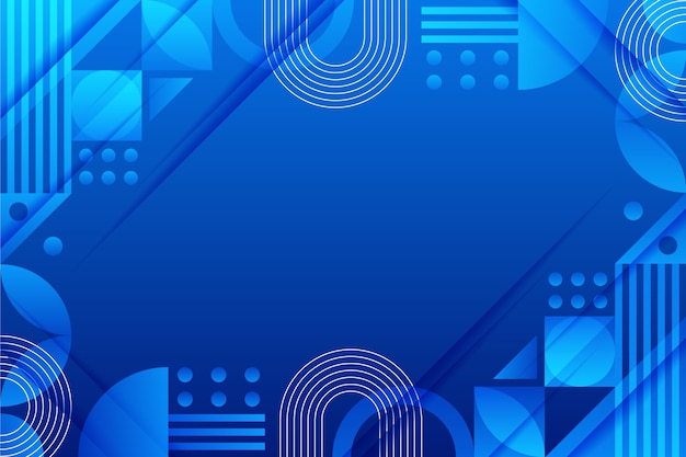 Fondo geométrico de gradiente