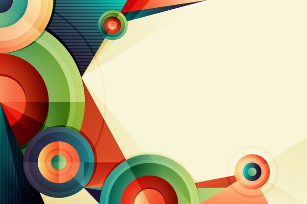 Fondo geométrico de gradiente