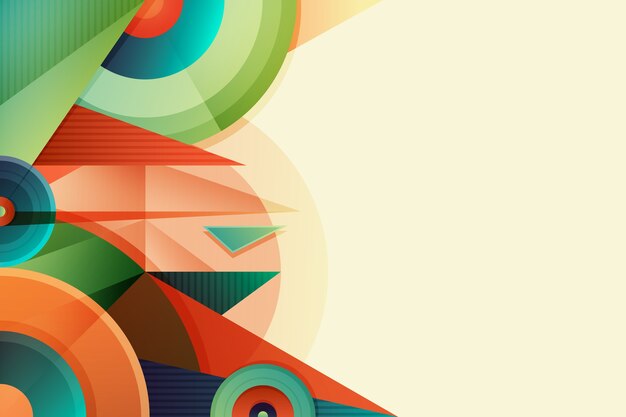 Fondo geométrico de gradiente
