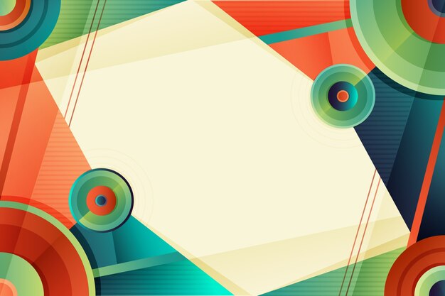 Fondo geométrico de gradiente