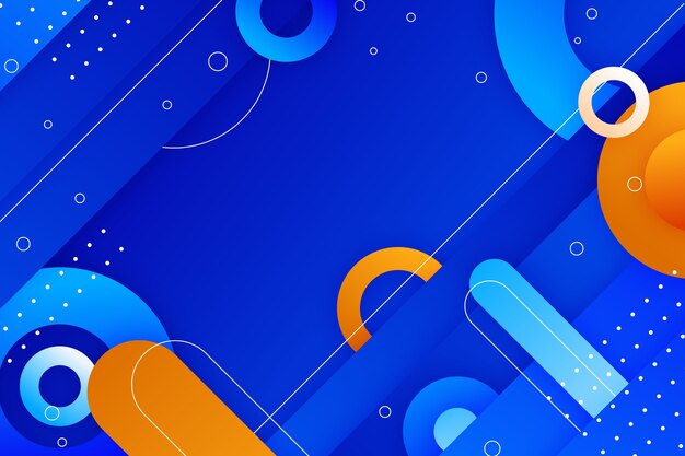 Fondo geométrico de gradiente