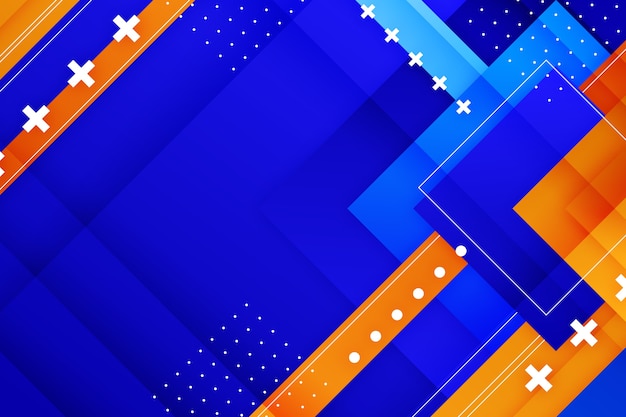 Fondo geométrico de gradiente