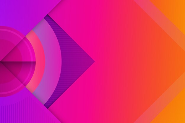 Fondo geométrico de gradiente