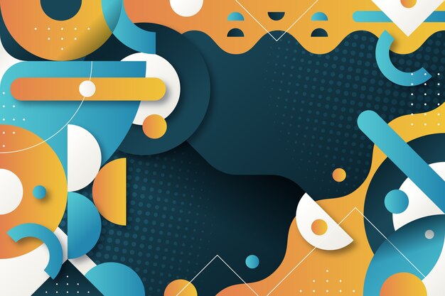 Fondo geométrico de gradiente