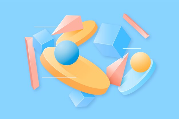 Fondo geométrico de gradiente