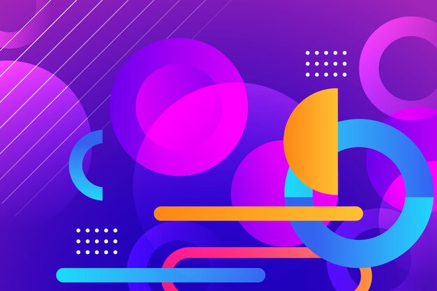 Fondo geométrico de gradiente
