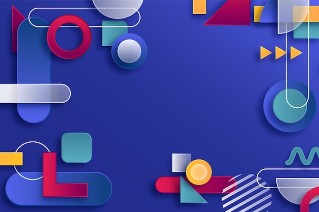 Fondo geométrico de gradiente