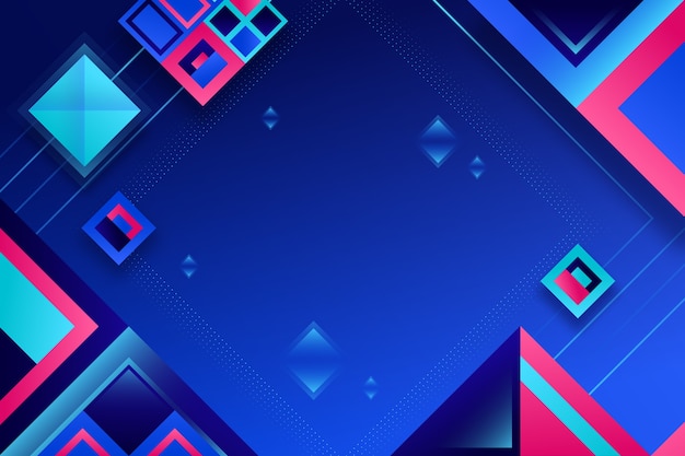 Fondo geométrico de gradiente