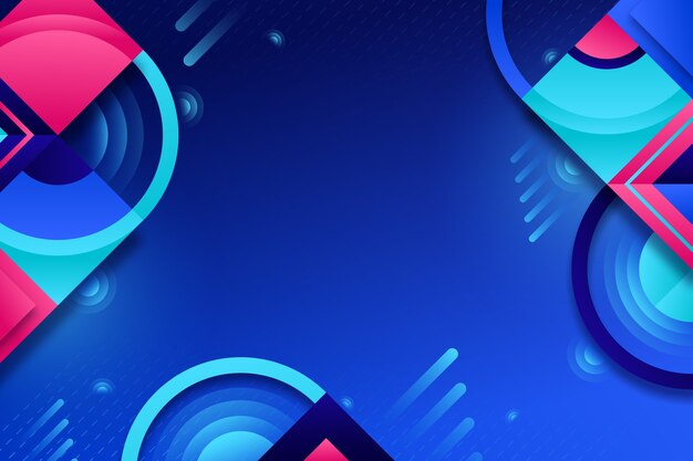 Fondo geométrico de gradiente