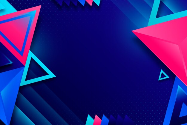 Fondo geométrico de gradiente