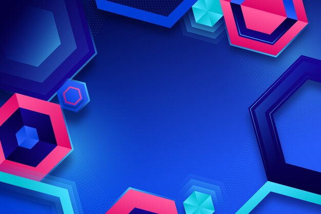 Fondo geométrico de gradiente