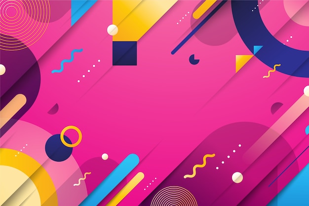 Fondo geométrico de gradiente