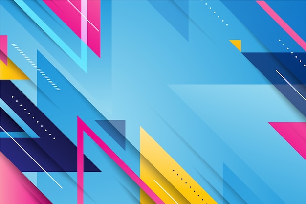 Fondo geométrico de gradiente