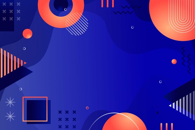 Fondo geométrico de gradiente