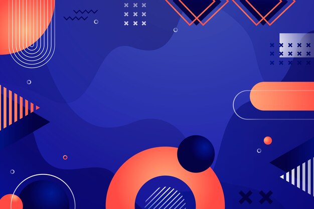 Fondo geométrico de gradiente