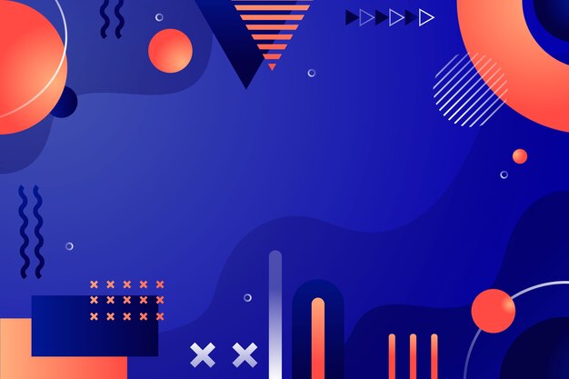 Fondo geométrico de gradiente