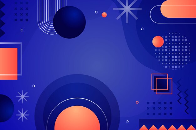 Fondo geométrico de gradiente