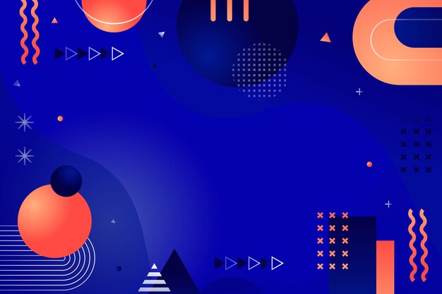 Fondo geométrico de gradiente