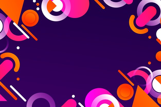 Fondo geométrico de gradiente
