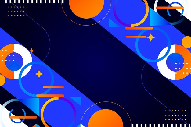 Fondo geométrico de gradiente