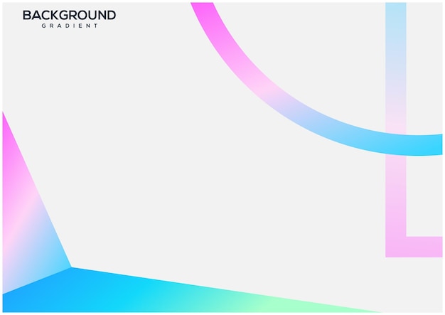 Fondo geométrico de gradiente