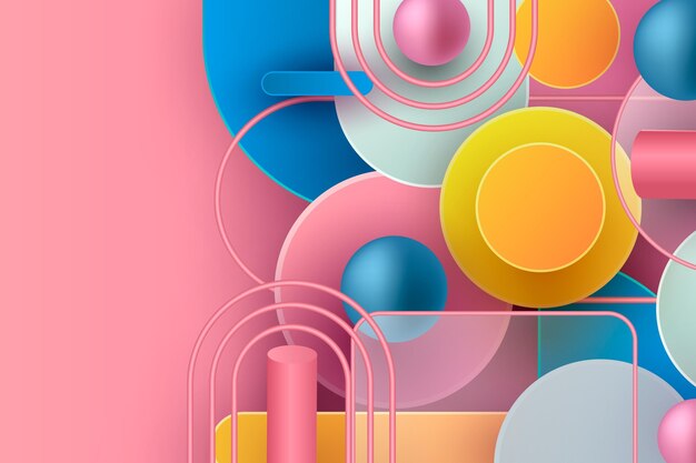 Fondo geométrico de gradiente