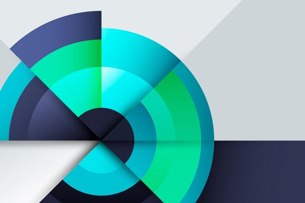 Fondo geométrico de gradiente