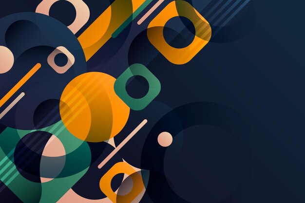 Fondo geométrico de gradiente