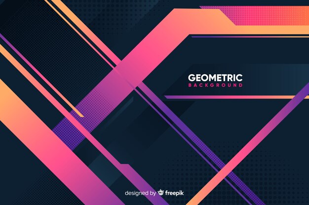 Fondo geométrico de gradiente