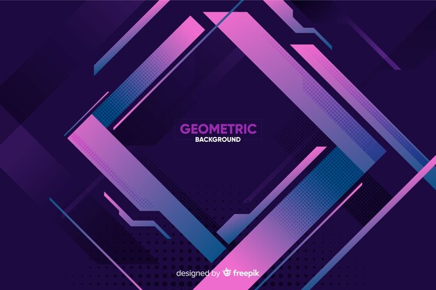 Fondo geométrico de gradiente