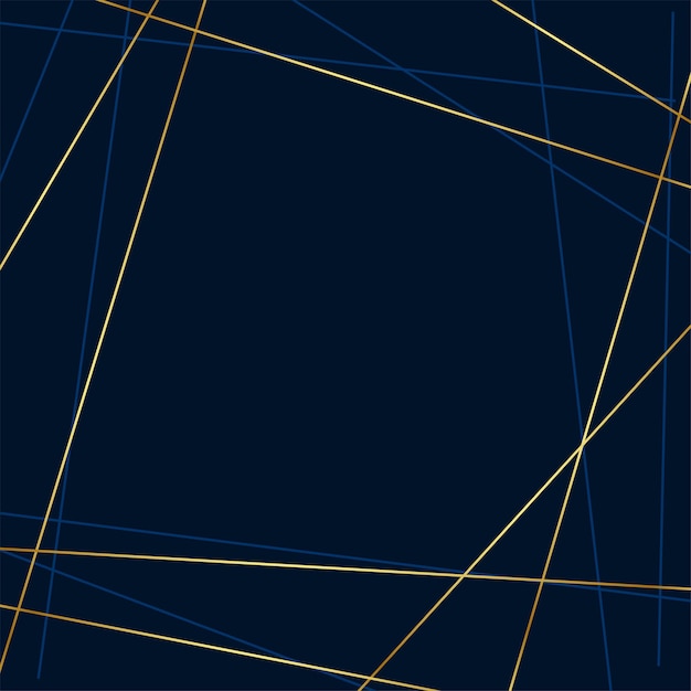 fondo geométrico de línea dorada abstracta en estilo premium